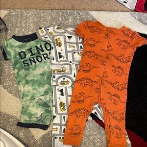 3 Old Navy 18m Pajamas with Playful Prints